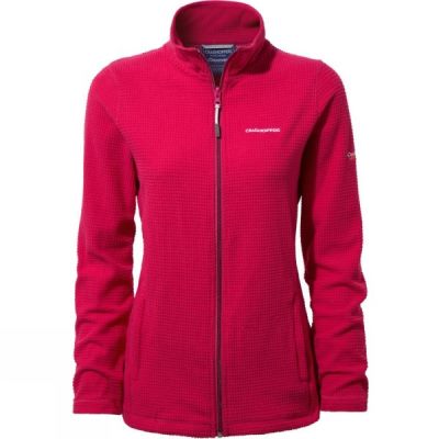 Fleece Craghoppers Discovery Adventures Full Zip Mujer - Rosas Oscuro - Chile FRQ904761